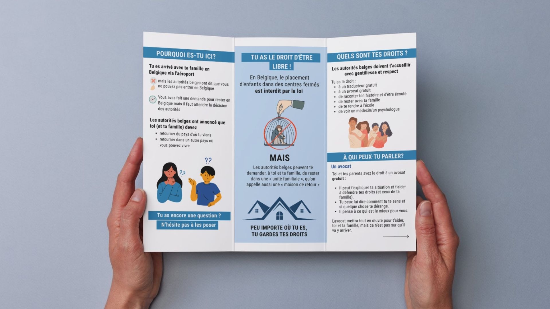 Maisons de retour : deux brochures pour informer et protéger les enfants en migration (BROCHURE)