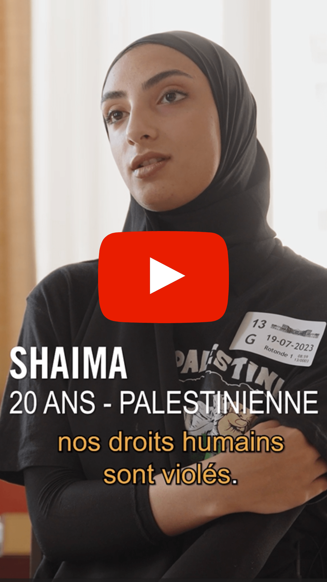 Paroles de jeunes Palestine Site vidéos Shaima min